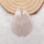 Natural Cherry Blossom Agate Gemstone Earring Beads,Customized Gemstone Earring Pair, 38x14x4mm,5.8g