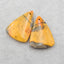 Natural Bumblebee Jasper Earring Beads 26*18*4mm, 6.2g