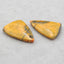 Natural Bumblebee Jasper Earring Beads 26*18*4mm, 6.2g