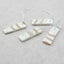 4 PCS Natural Hemimorphite Pendant Beads 33*11*2mm, 34*12*3mm, 12.3g