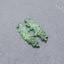 Carved Natural African Jade Gemstone Earring Beads, Semi-Precious Gemstones For Jewelry Making,43x14x4mm, 6.9g