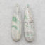 Natural Variscite Earring Beads 49*12*5mm, 10.9g