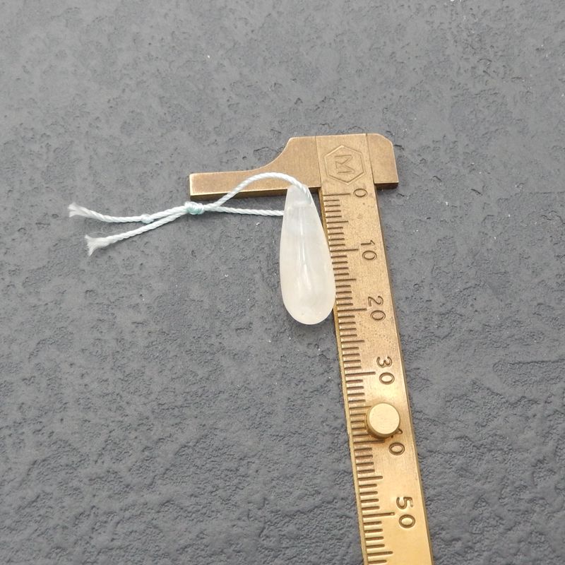 Natural Moonstone Earring Beads 24x8x8mm, 4.6g