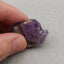 Natural Amethyst Pendant Bead 25*25*6mm, 7.9g