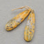 Bumble Bee Stone Teardrop Boucles d'oreilles paire de pierres pour faire des boucles d'oreilles, 42x11x4mm, 5.5g