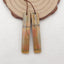Natural Red Creek Jasper Earring Beads 40x10x4mm, 9.0g