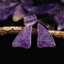 Earrings Bead Amethyst - Wing Earrings Natural Stone jewelry accessories