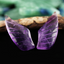 Earrings Bead Amethyst - Wing Earrings Natural Stone jewelry accessories