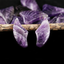 Earrings Bead Amethyst - Wing Earrings Natural Stone jewelry accessories