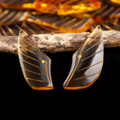 Earrings Bead Lopaz - Wing Earrings Natural Stone jewelry accessories
