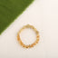 Natural Stone Lopaz Gold Rutilated Quartz Bracelet  Handmade Elastic Rope Beaded Jewelry