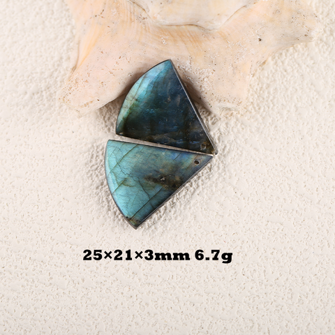Natural Labradorite and Obsidian Earrings for Women, Intarsia Earrings Beads for Jewelry Making