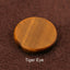 Natural Round Coin-Cut Gemstone Tablets - Flat Surface with Soft Polished Edges for Minimalist Jewelry Design - Gomggsale