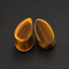 Natural Yellow Tiger Eye Teardrop Stone Ear Plugs – Double Flare Organic Gauge Earrings