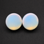 Opalite Ear Plugs, Iridescent Glass Stone Gauges, Polished Double Flare Opalite Plugs, Minimalist Body Jewelry Gift