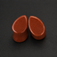 Red Sand Sun Sitara Teardrop Stone Plugs – Handcrafted Sparkle Body Jewelry
