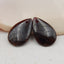 Natural Garnet Earring Beads 20x15x4mm, 5.3g
