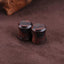 red tiger eye stone ear plugs double flare gauges