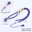 Beautiful Adjustable Natural Gemstone Loose Beads Necklace, Best Gemstone Jewelry Gift, 17-25 Inch, 25x18x13mm, 4mm, 22.3g