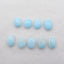 9 PCS Natural Larimar Cabochons 13X9X4mm, 14X10X4mm, 8.1g