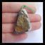 Fluorite With Rainbow Iron Pyrite Gemstone Pendant Bead, 33x25x9mm, 10.3g - MyGemGarden