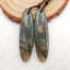 Multicolor Picasso Jasper Earrings Stone Pair, stone for earrings making, 41x11x5mm, 7.3g - MyGemGarden