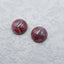 Mookaite Jasper Cabochon 一对 8X4mm, 1.0g