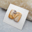 天然红溪碧玉宝石凸圆形一对 17x11x4mm,3.08g