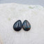 Natural Chrysocolla Cabochons Paired 14x10x3mm, 2.2g
