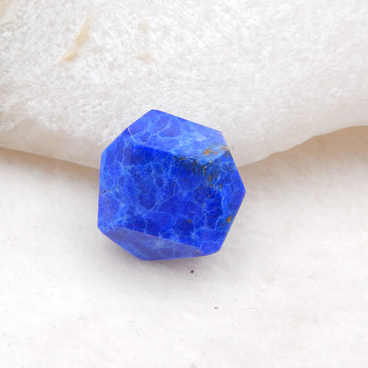 Cabochon de pierres précieuses de Lapis Lazuli naturel, pierre précieuse pour la fabrication de bijoux bricolage 15x6mm, 2.7g