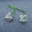 Natural Fluorite Earring Beads 16x14x12mm, 6.7g