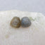 Natural Labradorite Carved buddha Cabochons Paired 11x11x6mm, 2.8g