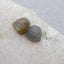 Natural Labradorite Carved buddha Cabochons Paired 11x11x6mm, 2.8g
