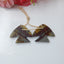 Hot sale Multi-Color Picasso jasper Carved fish Earrings Pair, stone for Earrings making, 24x18x4mm, 4.4g - MyGemGarden