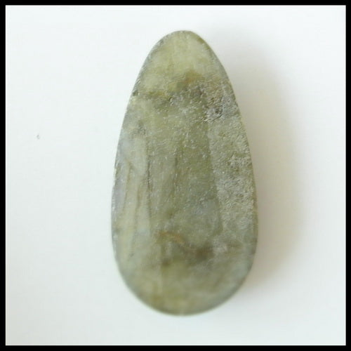 Natural Labradorite Gemstone Cabochon 42x22x7mm,12.35g - MyGemGarden