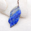 Natural Lapis Lazuli Pendant Bead 65x30x5mm, 16.5g