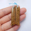 Natural Ocean Jasper Drilled Earrings Pair, stone for Earrings making, 43x9x4mm, 6.8g - MyGemGarden