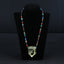 Natural Faceted Yellow Quartz and Agate Gemstone with Silver Beads Necklace 22 inch, 63g