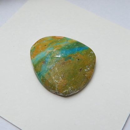 Natural Blue opal Gemstone Cabochon, 16x15x4mm, 1.7g - MyGemGarden
