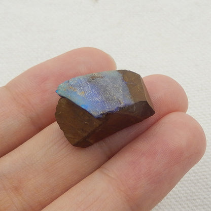 Boulder Opal Nugget Gemstone Cabochon, 20x11x11mm, 4.3g