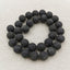 12mm Lava Rocks Beads Strand, Smooth Polished Round Loose Beads,83.3g
