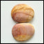 Natural Multi-Color Picasso Jasper Gemstone Cabochon Pair 20x16x4mm,4.0g - MyGemGarden