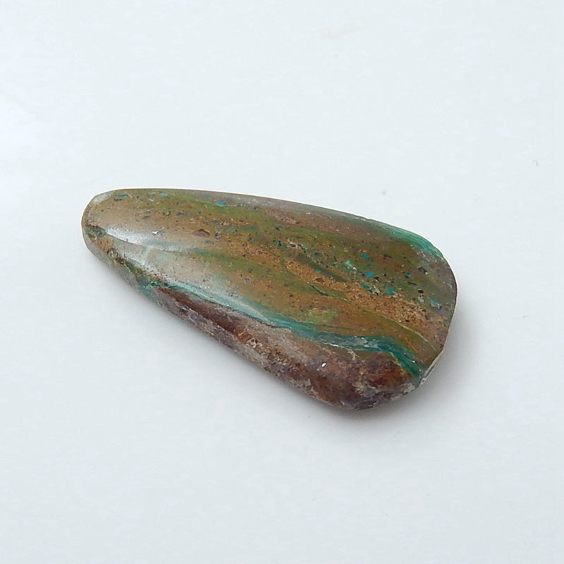 Natural Blue Opal Gemstone Cabochon, 23x13x4mm, 1.5g - MyGemGarden
