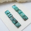 10 PCS Natural Turquoise Square Flatback Gemstone Cabochon, 6x6x3mm, 2.2g - MyGemGarden