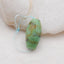 Natural Chrysocolla Pendant Bead 26x12mm, 7.0g