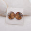 Natural Ocean Jasper Cabochons Paired 18x4mm, 4.9g