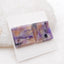Natural Sugilite Cabochons Paired 18X18X4mm, 6.2g
