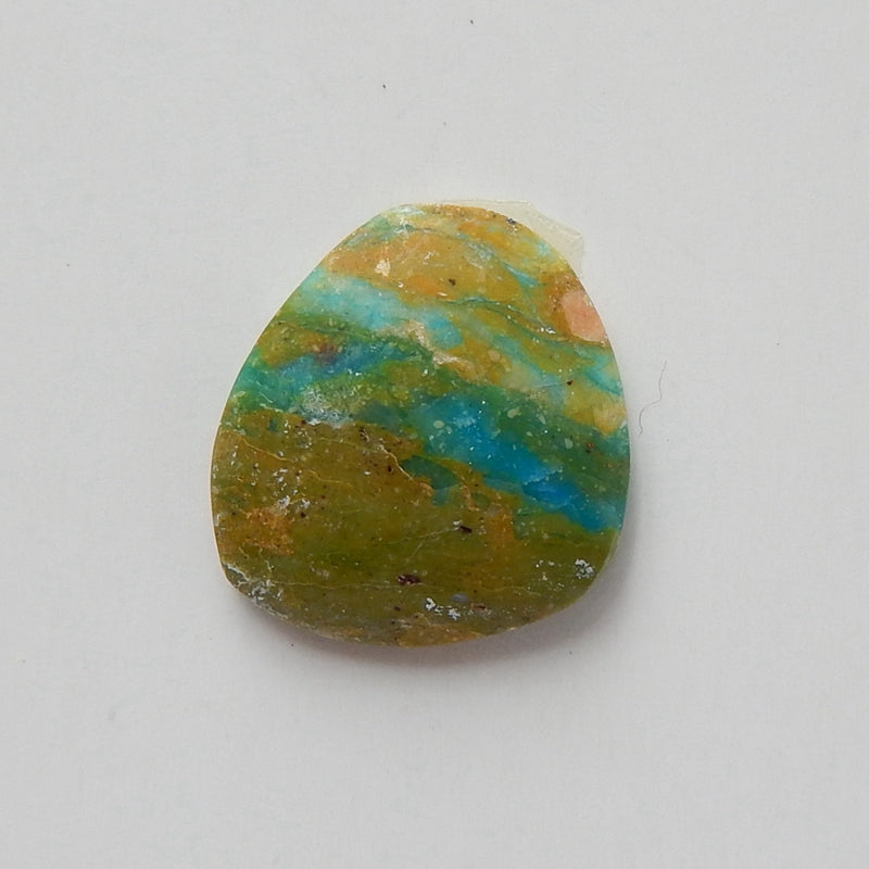 Natural Blue opal Gemstone Cabochon, 16x15x4mm, 1.7g - MyGemGarden
