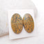Natural Green Opal Cabochons Paired 28X16X3mm, 7.1g