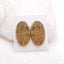 Natural Green Opal Cabochons Paired 28X16X3mm, 7.1g